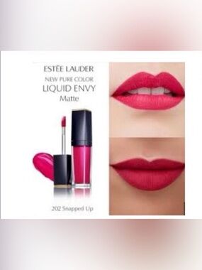 NIB Estée Lauder Pure Color Envy Paint-On Liquid LipColor 202 Snapped Up Matte